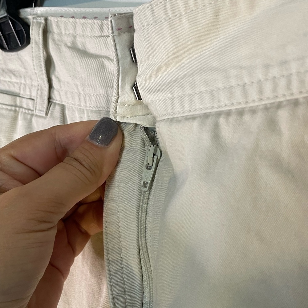 Lands’End casual knee length chino skirt - Picture 6 of 10